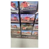 Pair of Sante Fe Railway Prints as Pictured