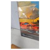 Pair of Sante Fe Railway Prints as Pictured