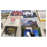 Railway Periodicals, Acct Binder with Depot Prints, Highball, Portrait of Trains book
