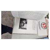 Railway Periodicals, Acct Binder with Depot Prints, Highball, Portrait of Trains book