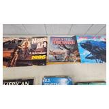 Lot of Vintage Aircraft Books and Vintage Aircraft Calendars