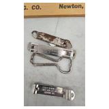 Lot of 4 Vintage Bottle Openers(Schmidt, People