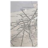 Sante Fe System History Map, Super Cool Piece