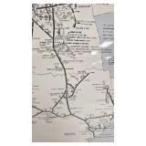 Sante Fe System History Map, Super Cool Piece