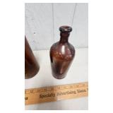 Banded 6 pack Schmidt Cans, Miller High Life Shorty 8pk, 2 Brown Glass Clorox Bottles