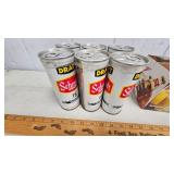 Banded 6 pack Schmidt Cans, Miller High Life Shorty 8pk, 2 Brown Glass Clorox Bottles