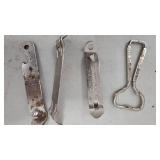 Lot of 4 Bottle Openers(Hamm