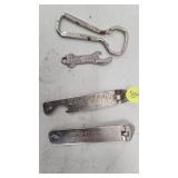 Lot of 4 Bottle Openers(Glueks, Embassy, Pabst, Minneapolis Brewery)