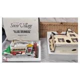 Snow Village Greenhouse and Dept 56 Sanoma