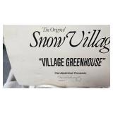 Snow Village Greenhouse and Dept 56 Sanoma