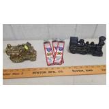 Two Railway Themed Cologne Bottles, one in box