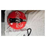 Coca Cola Wood Crate and Coca Cola Disc Phone with Box