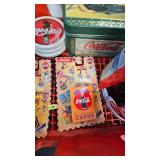 Lot of Various Coca Cola Tins/Cups. Bobbleheads, CandlesCoca