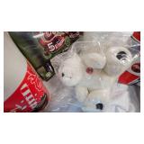 Coca Cola Calendars, Cups, Stuffie and Toy Truck as Shown