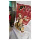 Coca Cola Calendars, Cups, Stuffie and Toy Truck as Shown
