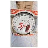 Coca Cola Vintage Thermometer w/box-excellent condition