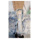 Lot of Coca Cola Bottles and Denim Coat(no size shown, looks to be Medium-Large)