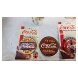 Lot of Coke Figurines, Camera, Magnets and S/P Shakers