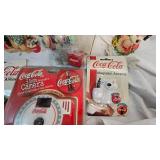 Lot of Coke Figurines, Camera, Magnets and S/P Shakers