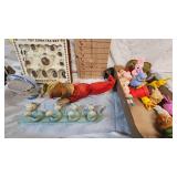 Vintage Toy Lot and Tea Set