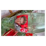 4-6pk Coke Bottles with Earnhardt Jur and Wood Crate Wagon