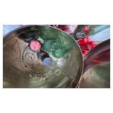 8 Pc Beverage Coca Cola Set, Tins, Bottles, Crate, Spoons