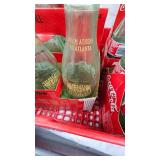 Wood Coca Cola Crate and 4-6 Pack Bottles with Various Themes