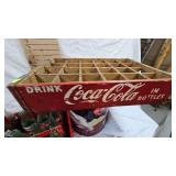 Wood Coca Cola Crate and 4-6 Pack Bottles with Various Themes