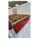 Wood Coca Cola Crate and 4-6 Pack Bottles with Various Themes