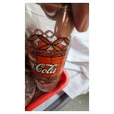 Lot of 24+ Coca Cola Glasses in Various styles