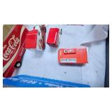 Treasure Trove of Coca Cola Items-Mug, License Plate, bottle opener, and Misc