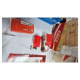 Treasure Trove of Coca Cola Items-Mug, License Plate, bottle opener, and Misc