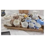 Porcelain Tea Sets, Mostly Complete