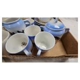 Porcelain Tea Sets, Mostly Complete