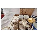 Porcelain Tea Sets, Mostly Complete