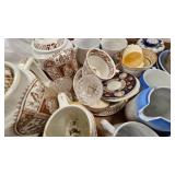 Porcelain Tea Sets, Mostly Complete