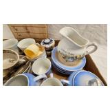Porcelain Tea Sets, Mostly Complete