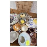 Lot of Minature Glassware, Tea Sets, Vases