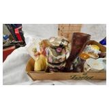 Lot of Minature Glassware, Tea Sets, Vases