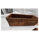 Lot of 3 Wood Cheese Boxes, Kraft, Land O Lakes, Fairmont