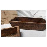 Lot of 3 Wood Cheese Boxes, Kraft, Land O Lakes, Fairmont