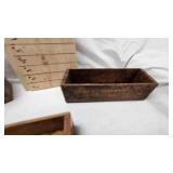 Lot of 3 Wood Cheese Boxes, Kraft, Land O Lakes, Fairmont