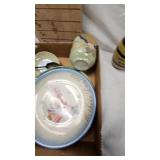 Happy Days Coin Bank by J Chein & Co, Various Plates/Dishes