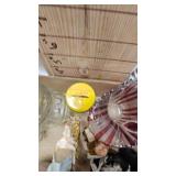 Westmoreland 40th Anniversary Hand Painted Glass Basket and Misc Jars