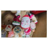 Lot of Various Christmas Santas, Reindeer, Decorations