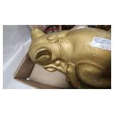 Vintage Ice Crusher, Plaster Cat, Music Box, Beaded Whimsey Purse