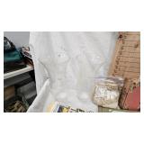 Post Card Collection, wood Storage Box and Vintage Items