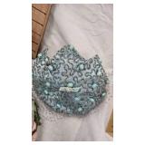 Wood Handkerchief Box and Vintage Dress Hats