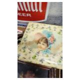 Wicker Baskets and Vintage Pictures Lot