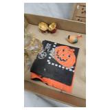 Gone with the Wind Syle Glass Lamp, Cupie Figure, Jewelry Box